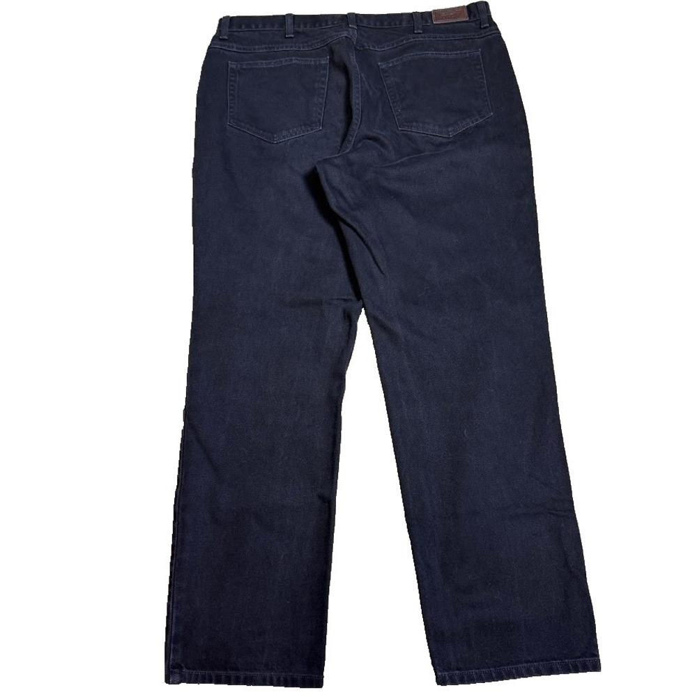 LL Bean Classic Fit Mens Navy Blue Cotton Denim Jeans 40x34 220626 - Picture 2 of 7